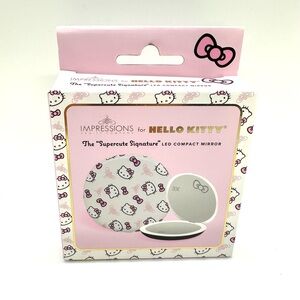 NEW Impressions Vanity Hello Kitty Super Cute Light Up LED Compact Mirror